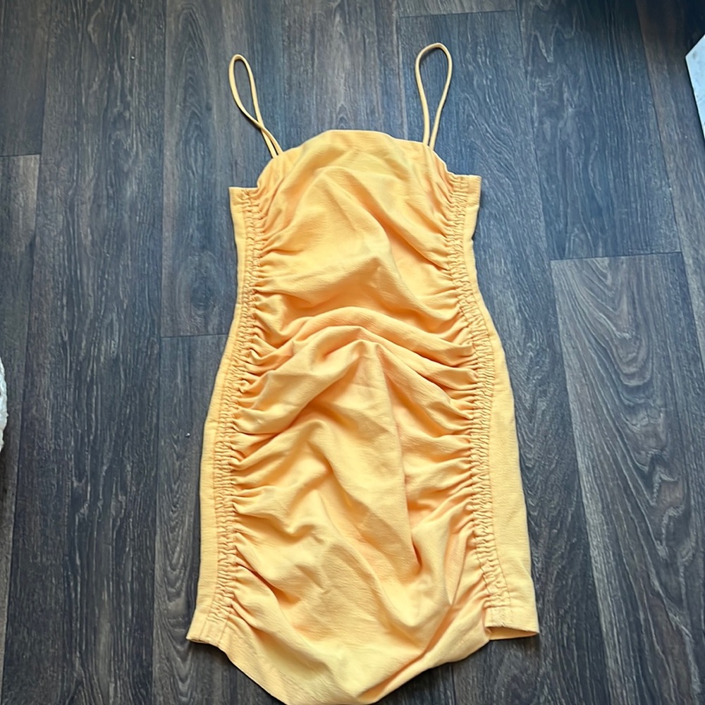 Bec & Bridge Tangerine Mini Dress